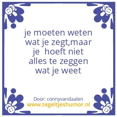 Tegeltje: wijsheid