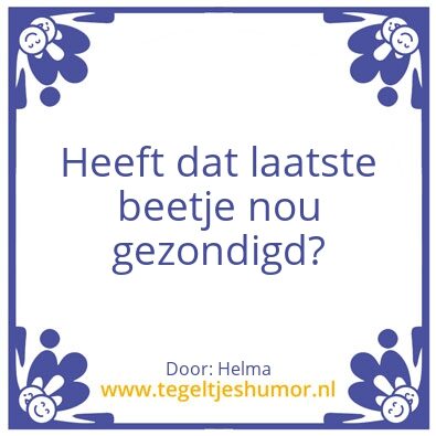 Tegeltje: Anita 60