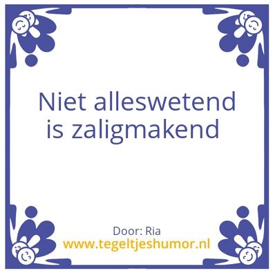 Tegeltje: Hoi