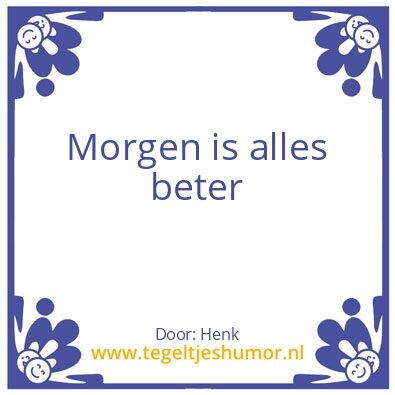 Tegeltje: Zeker weten,