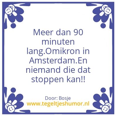 Tegeltje: Anti 020