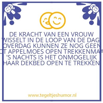 Tegeltje: A P P E L M O E S