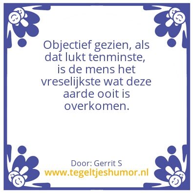 Tegeltje: Ik ben Gerrit