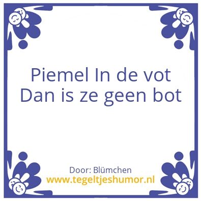 Tegeltje: Humor Flip