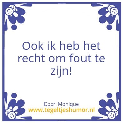 Tegeltje: Recht