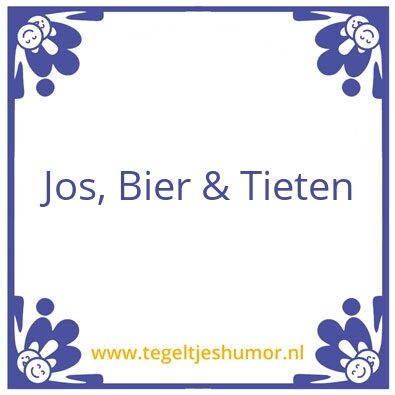 Tegeltje: Joost