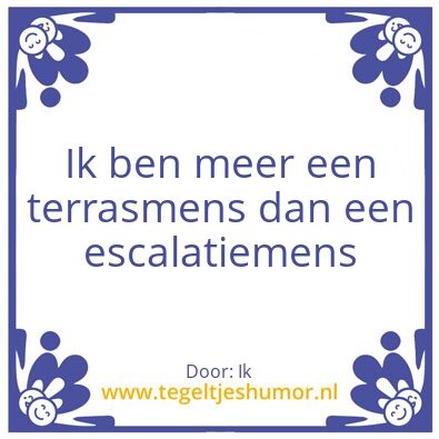 Tegeltje: Tegel