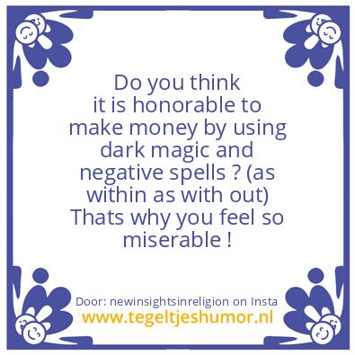 Tegeltje: As within as without.