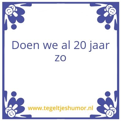 Tegeltje: Ad