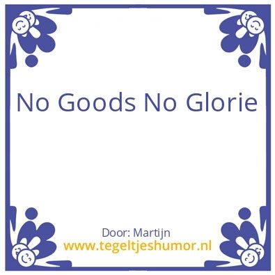 Tegeltje: Zo ist