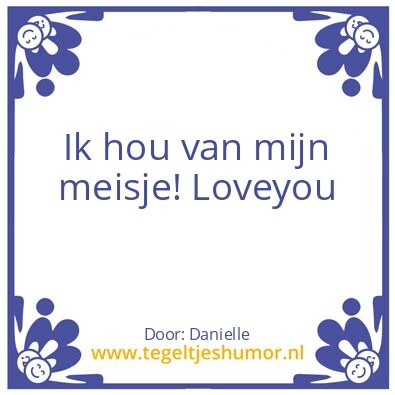 Tegeltje: Liefde