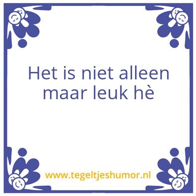 Tegeltje: Glesma
