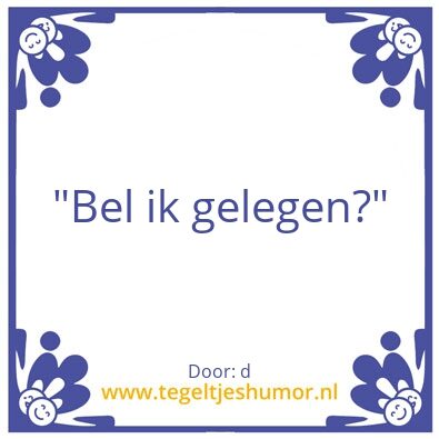 Tegeltje: d