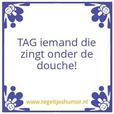 Tegeltje: Zingen