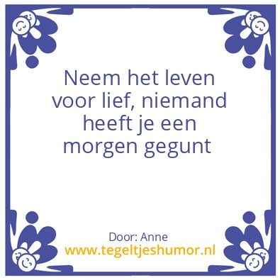 Tegeltje: Liefde