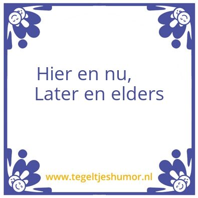 Tegeltje: Hnle