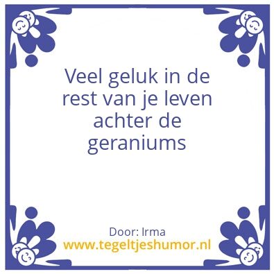 Tegeltje: pensioen
