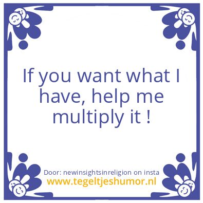 Tegeltje: My Kingdom.