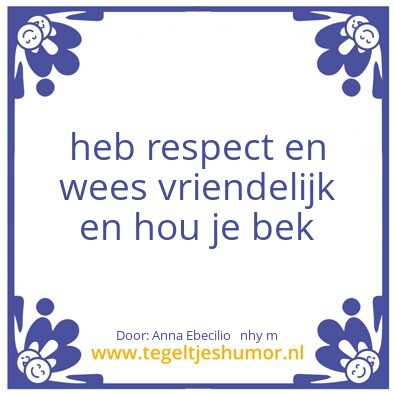 Tegeltje: tegel