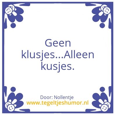 Tegeltje: Nollentje