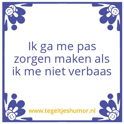 Tegeltje: Test