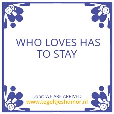 Tegeltje: AL IS WELL