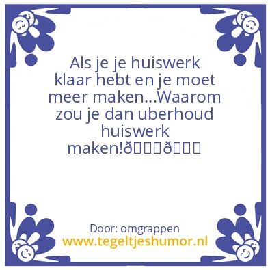 Tegeltje: Omgrappen