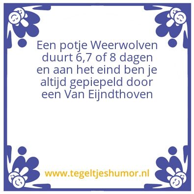 Tegeltje: Ww
