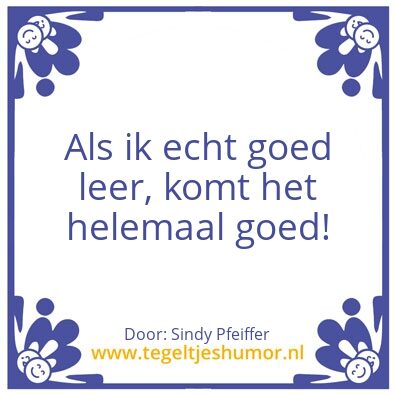 Tegeltje: Klas E4K