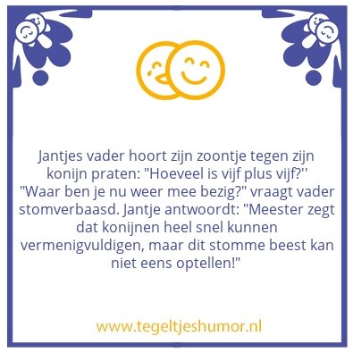 Tegeltje: Konjijnen