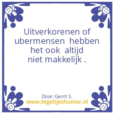 Tegeltje: Ik ben Gerrit.