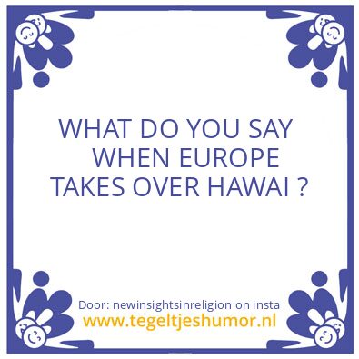 Tegeltje: I’LL VOTE FOR THAT !