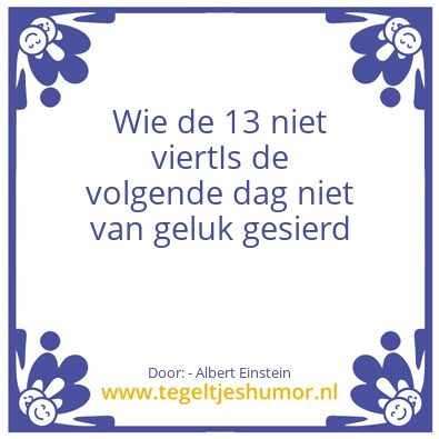 Tegeltje: 13