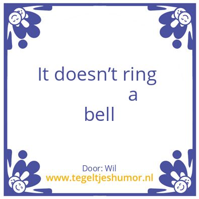 Tegeltje: Tea
