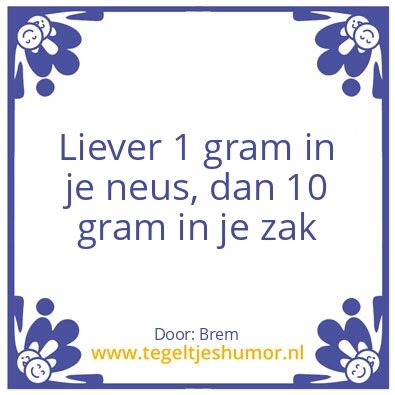 Tegeltje: Sos