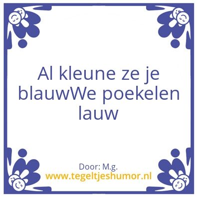 Tegeltje: Wouten