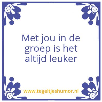 Tegeltje: Veel succes met je studie