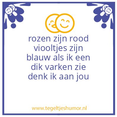 Tegeltje: wat ik van jou vind