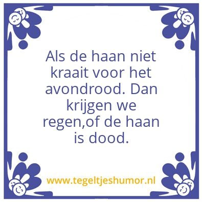 Tegeltje: .