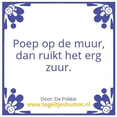Tegeltje: Spetters 3