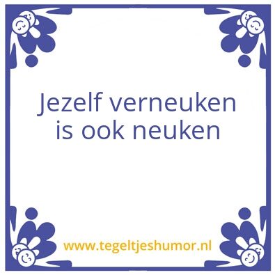 Tegeltje: Neuken
