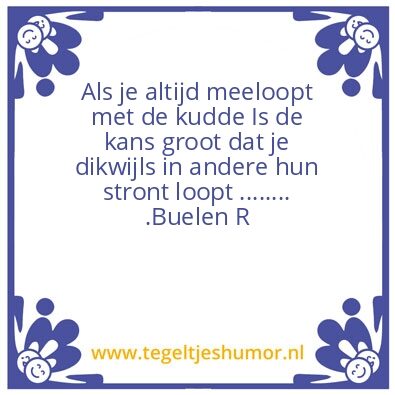 Tegeltje: Karma