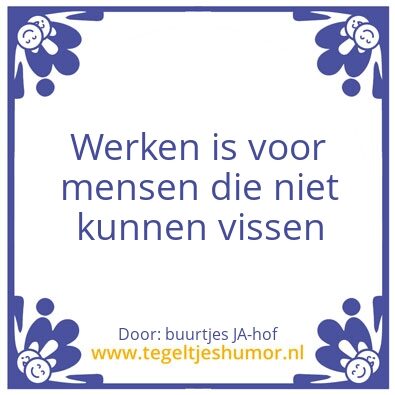 Tegeltje: vissen