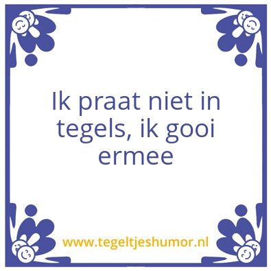 Tegeltje: Jules