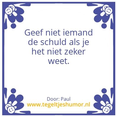Tegeltje: Bloempot.