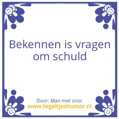 Tegeltje: Tegeltje
