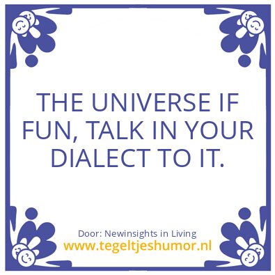 Tegeltje: Newinsights in Living