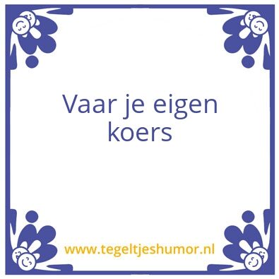 Tegeltje: B