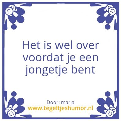 Tegeltje: Oma 85 jaar