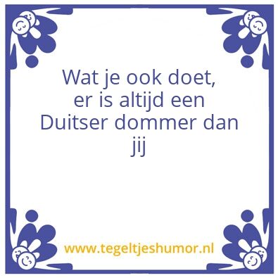 Tegeltje: Wijze les
